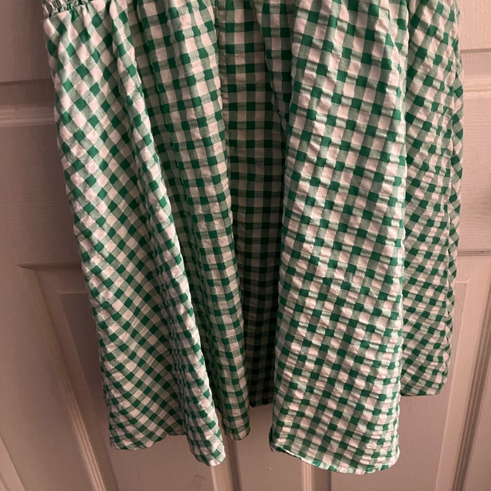 Old Navy Cotton Dress , Size XL, Blue and White Checker Dress - Picture 5 of 8